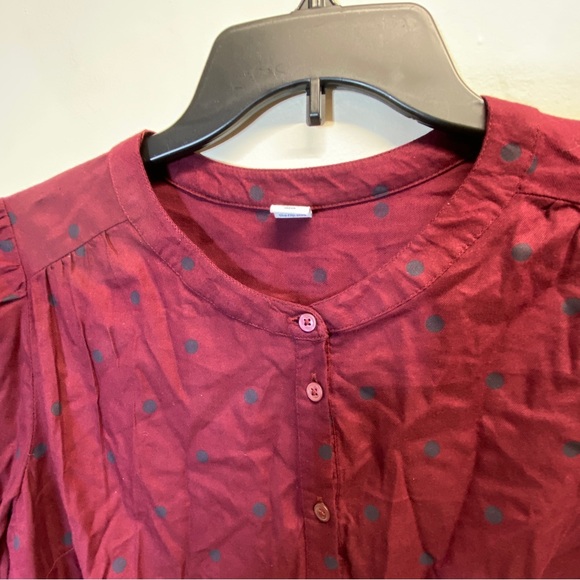 Old Navy Red  Navy Polka Dot Tunic Size L NWT - Picture 5 of 14